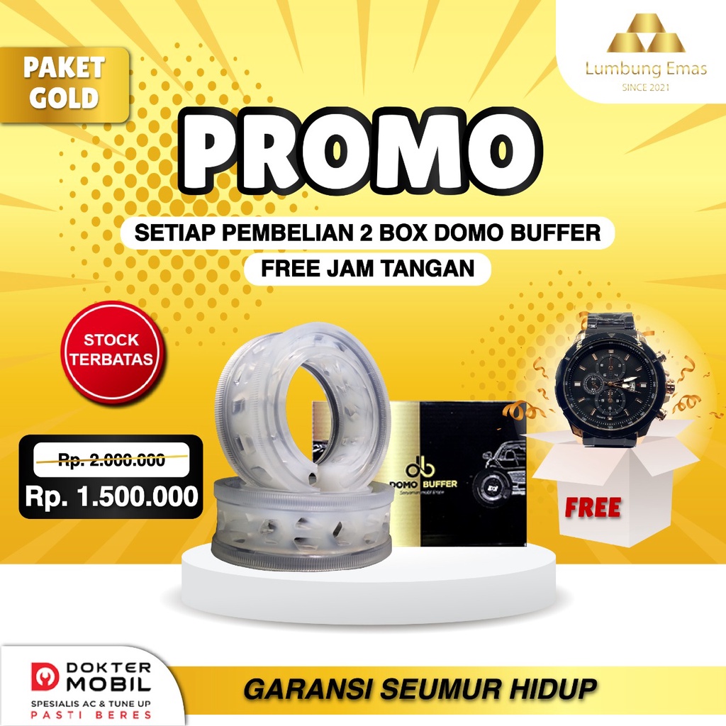 Domo Buffer TOYOTA NEW RUSH Damper MOBIL spring buffer original by dokter mobil