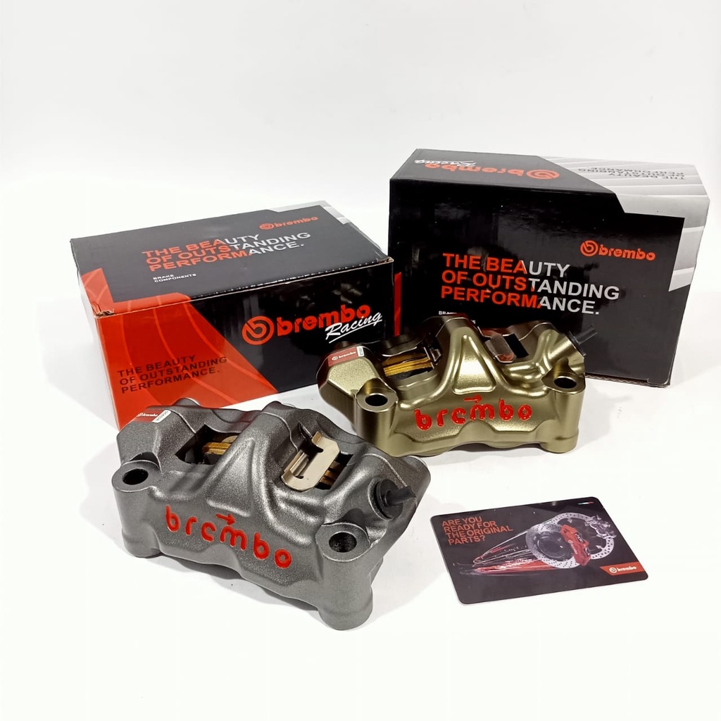 CALIPER BREMBO GP 104 KALIPER BREMBO GP 4-100 GRAY COLOR /CALIPER BREMBO GP4 -100 GOLD BREMBO