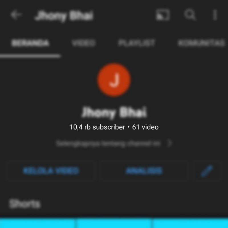 Akun Youtube 10.000 Subscriber (ready)