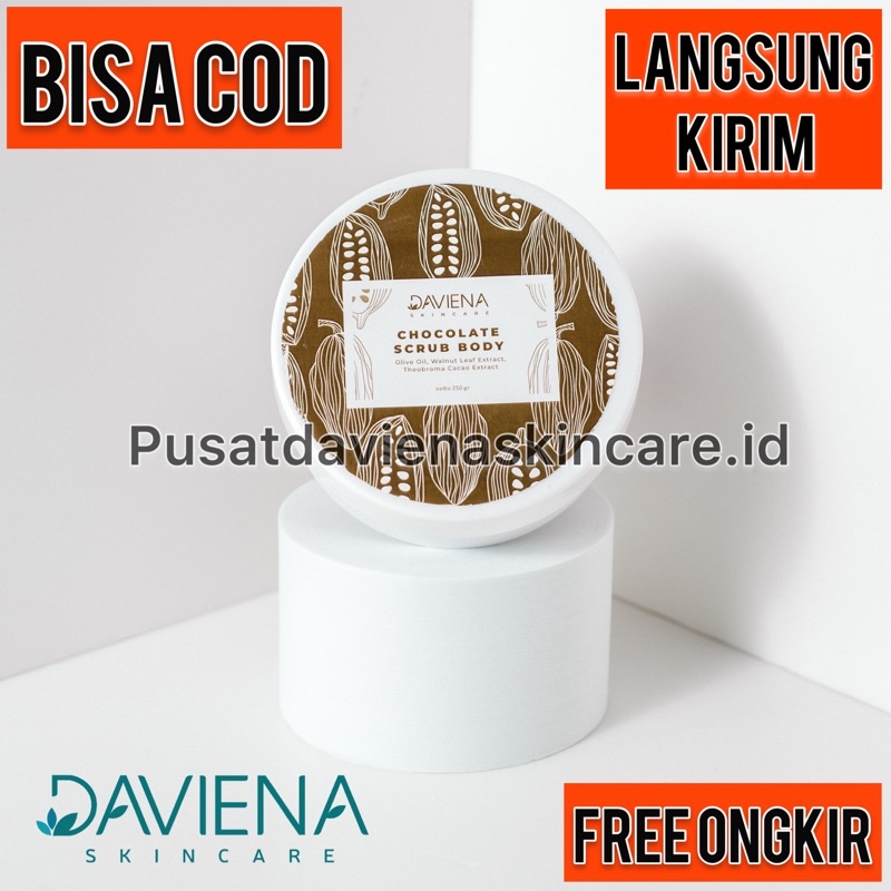 Body Scrub Daviena skincare davina skincare devina skincare lampung jakarta surabaya