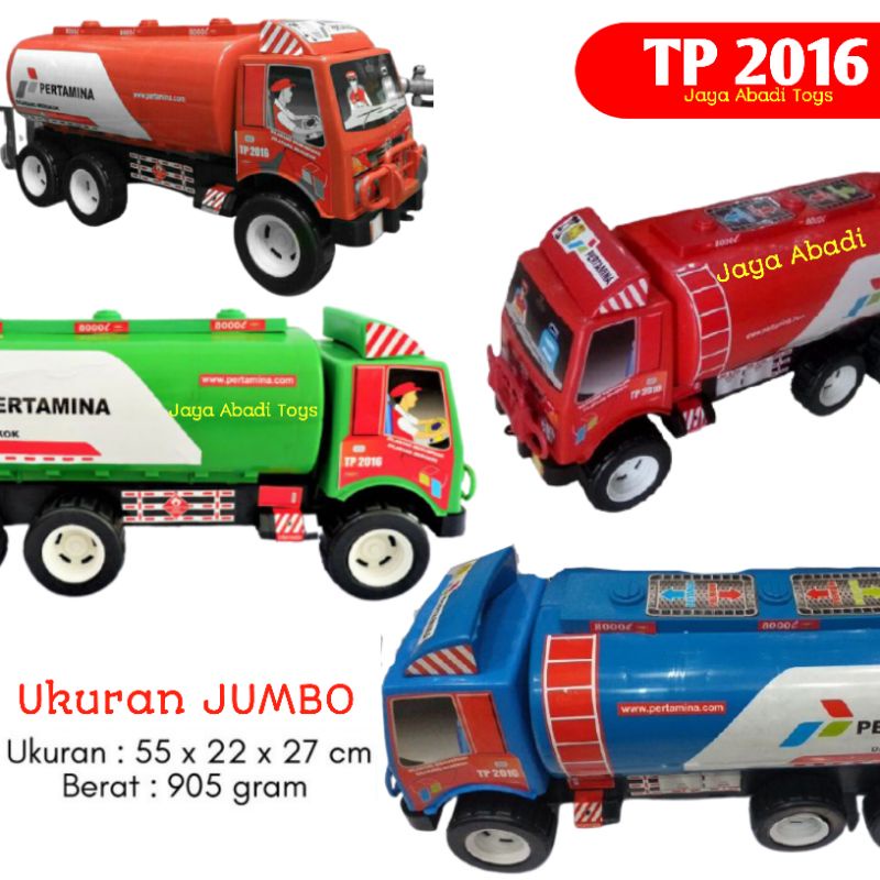 TP 2016 - Mainan Truk Pertamina Truck Tangki Pertamina Jumbo TP2016