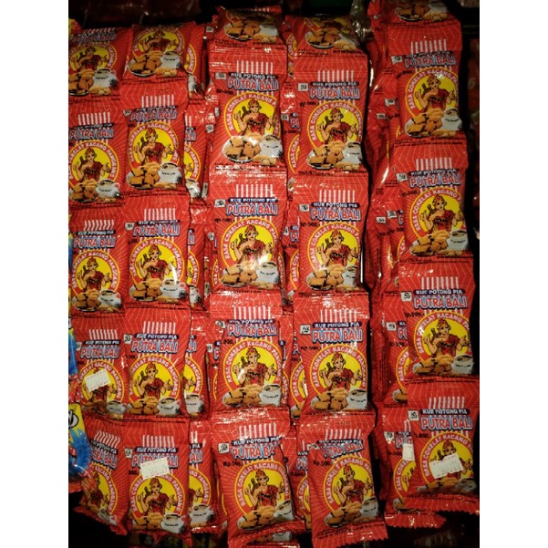 Putra Bali Paket 2 Renceng ( 20 pcs ) / Snack Jadul / Pia Bali