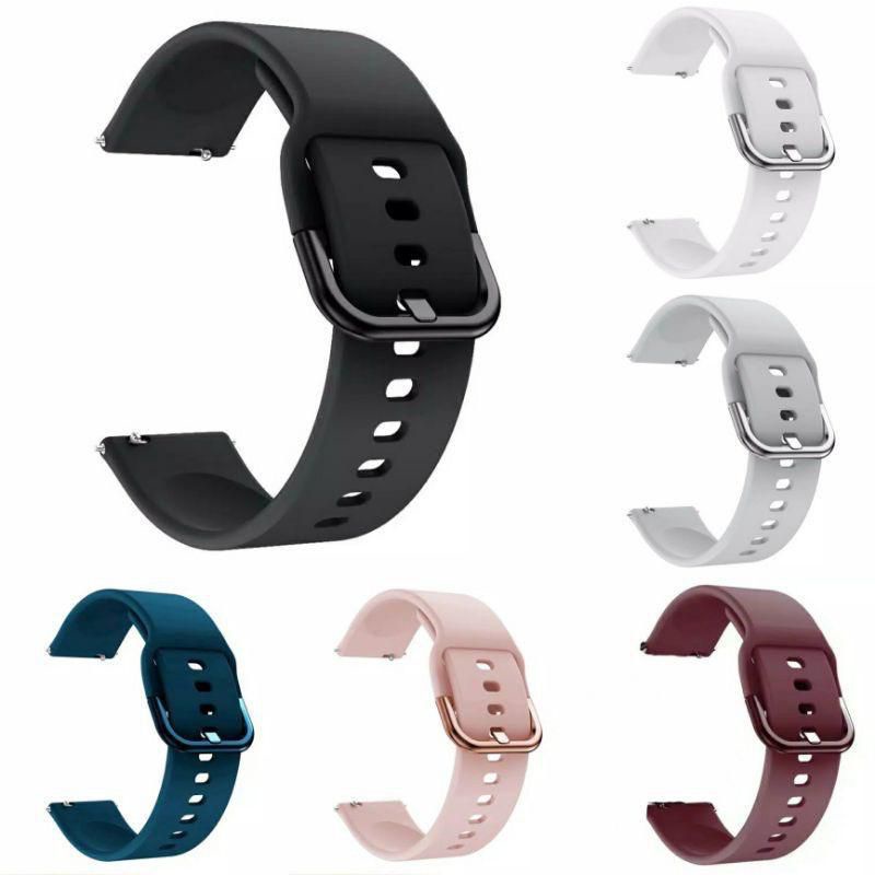 Strap Realme Watch 3 2022 Tali Jam Rubber Colorful Buckle Model Active