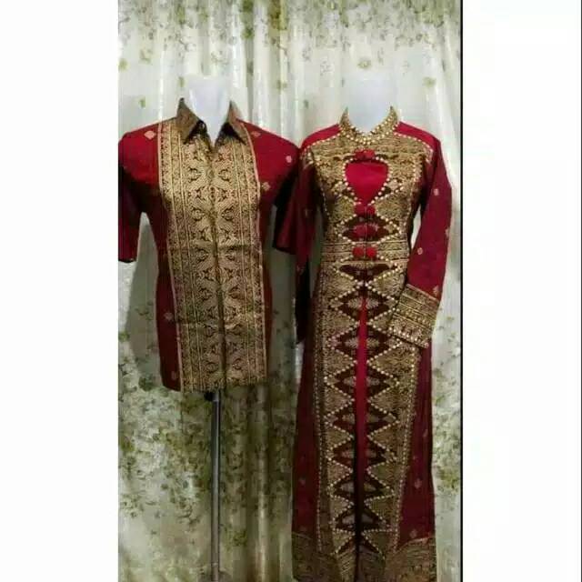 Gamis songket/songket Palembang/gamis love/lasem Palembang