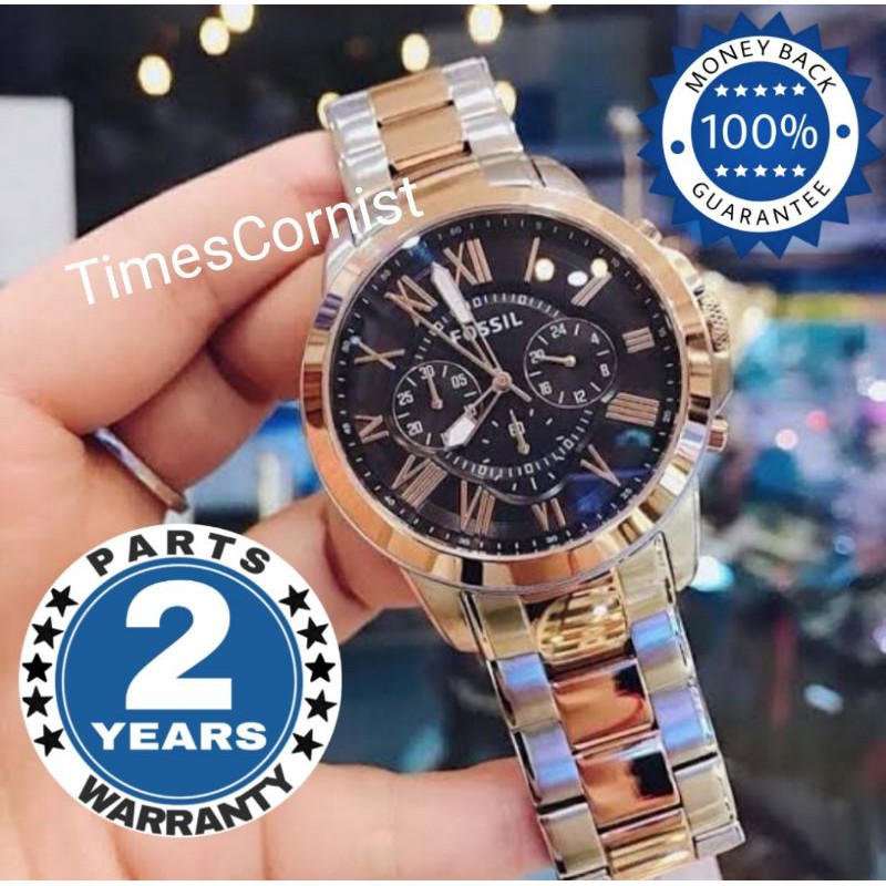 Jam Tangan Fossil Pria Original Garansi Resmi FS5024 Fullset