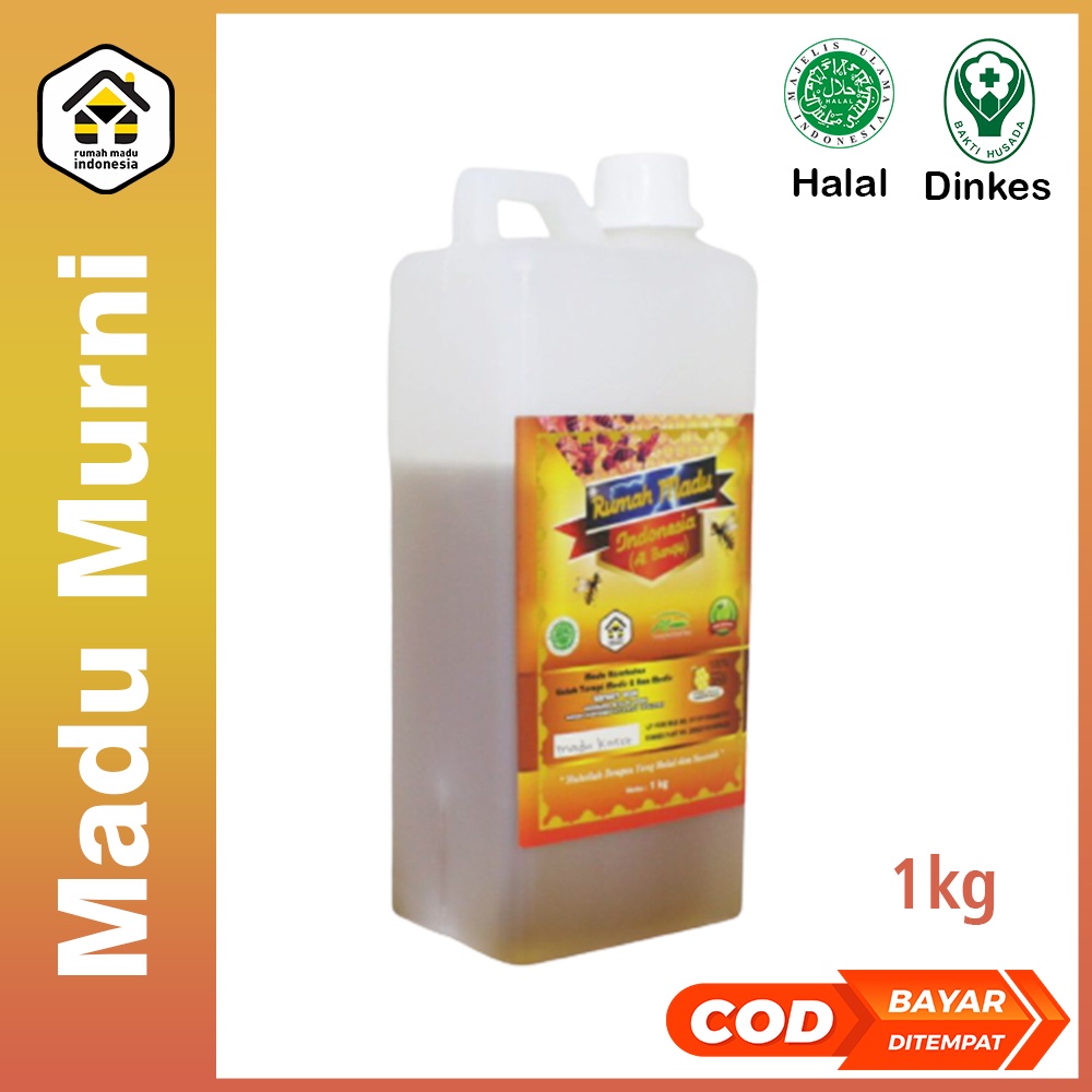 

Madu Murni Asli Original Tanpa Campuran Raw Honey 1kg