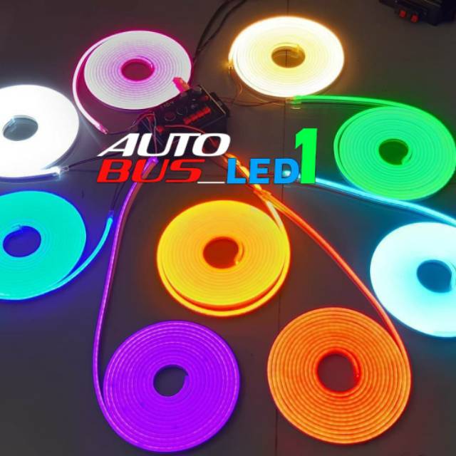 Led neon flexibel 5 meter 12v/24v