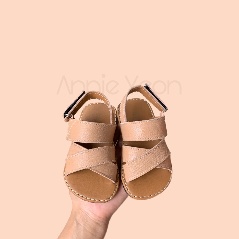 (21-25) SEPATU SANDAL ANAK KULIT SAPI ASLI GARUT