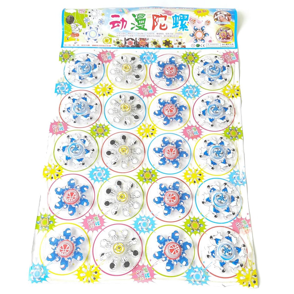 Fidget Push Pop It Mainan Pop It Bubble Bentuk Lucu Rainbow Dan Polos Import-SPINNER 1PAPAN 20PCS