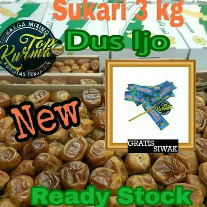 

Produk Unggulan Kurma Sukari 3Kg Original Oleh Oleh Haji Umroh
