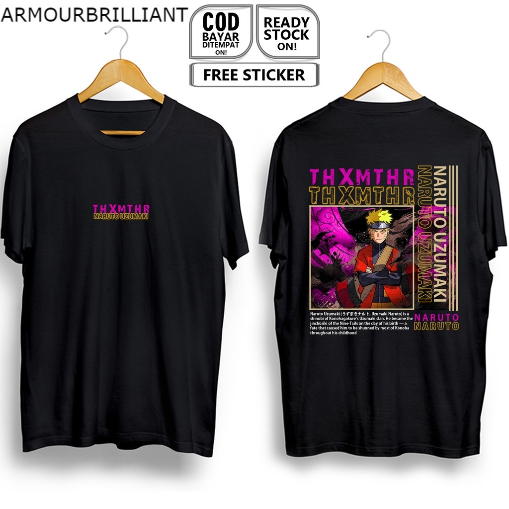 KAOS NARUTO ANIME MANGA NARUTO UZUMAKI ITACHI UCHIHA SASUKE COSPLAY JEJEPANGAN JAPAN CULTURE BAJU TM