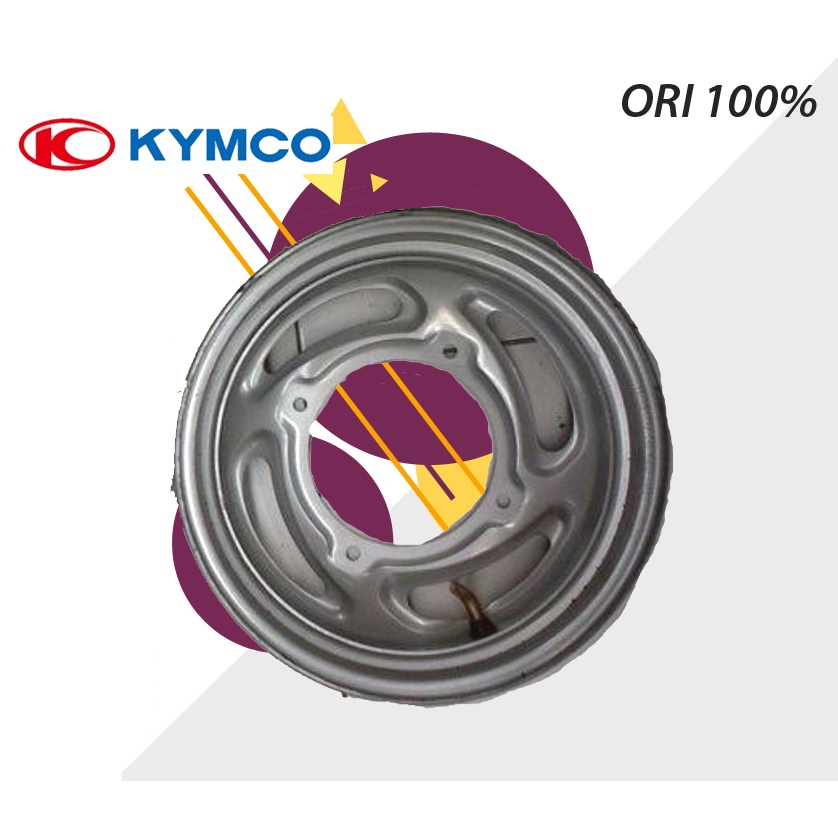 VELG BELAKANG KYMCO EASY 100 FREE EX RING 10 ORI FREE MX ECX
