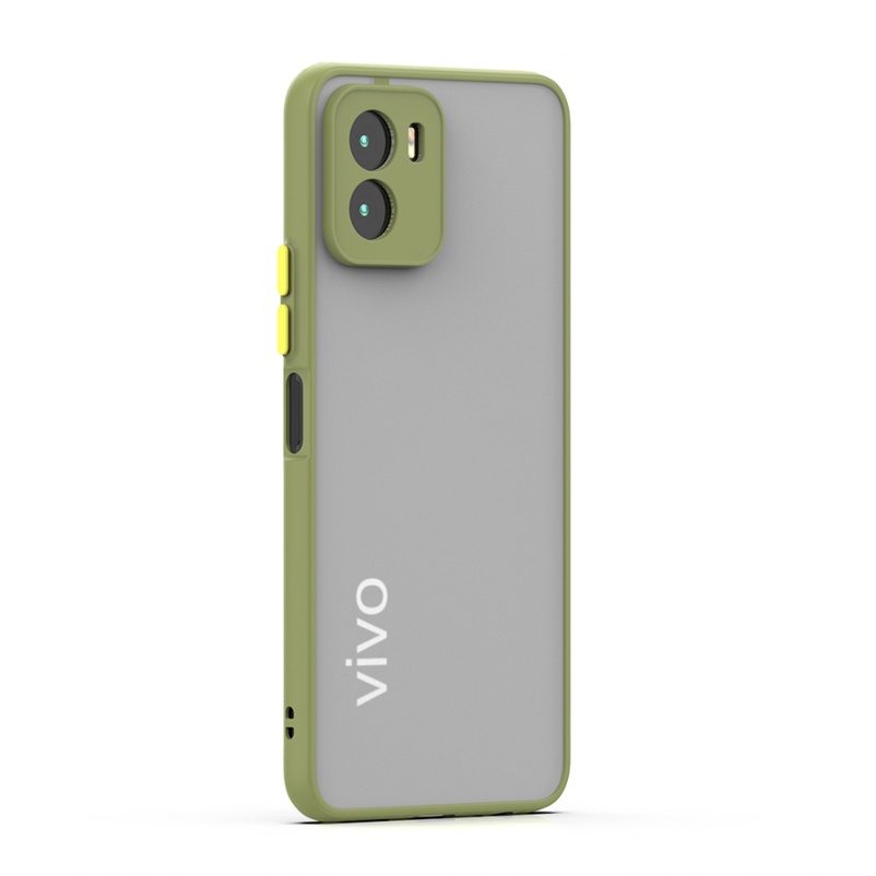 Case Dove Vivo Y15s Frosted camera case cover