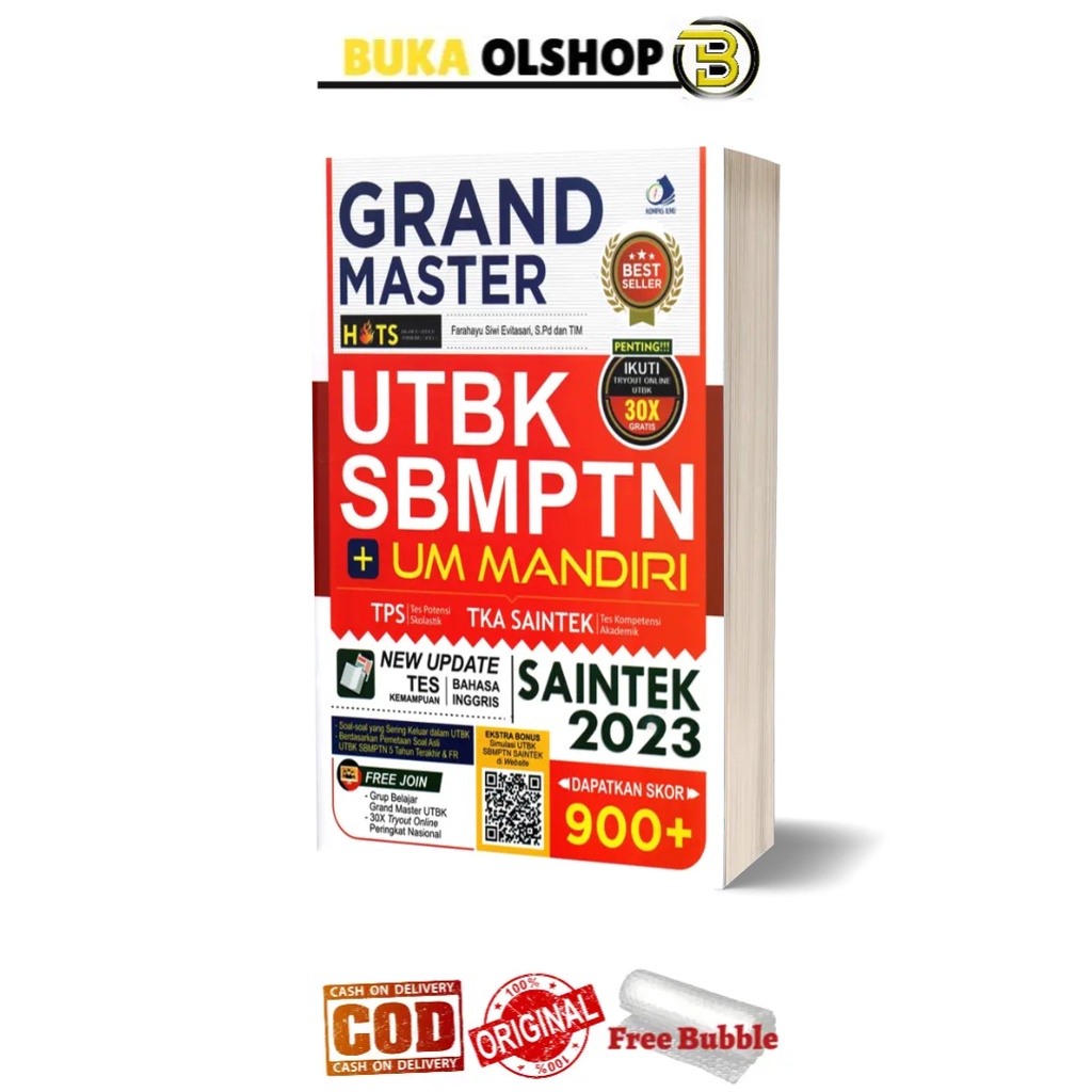 Jual Buku Sbmptn Grand Master Utbk Sbmptn Saintek Shopee