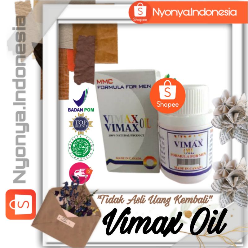 VIMAX OIL - Alternatif Penambah Ukuran + Durasi Vimax Asli Original Import Canada RESMI