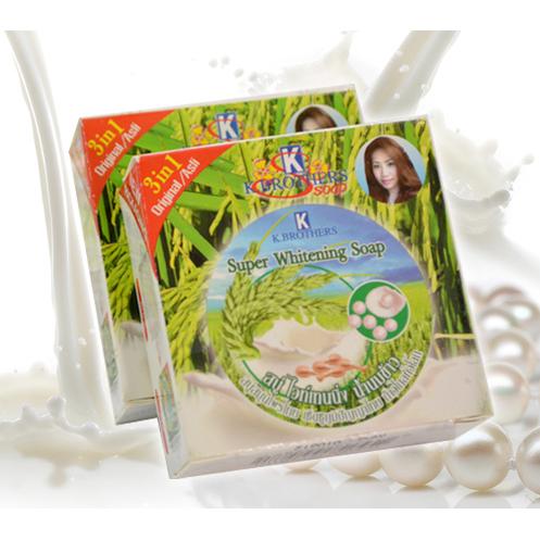 SABUN BERAS SUSU MUTIARA 3 in 1 ORI THAILAND K-BROTHERS WHITENING