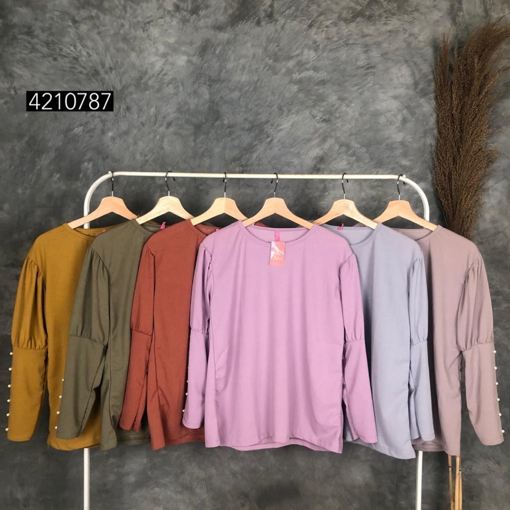 Blouse amaya bahan waffle velvet merk valica