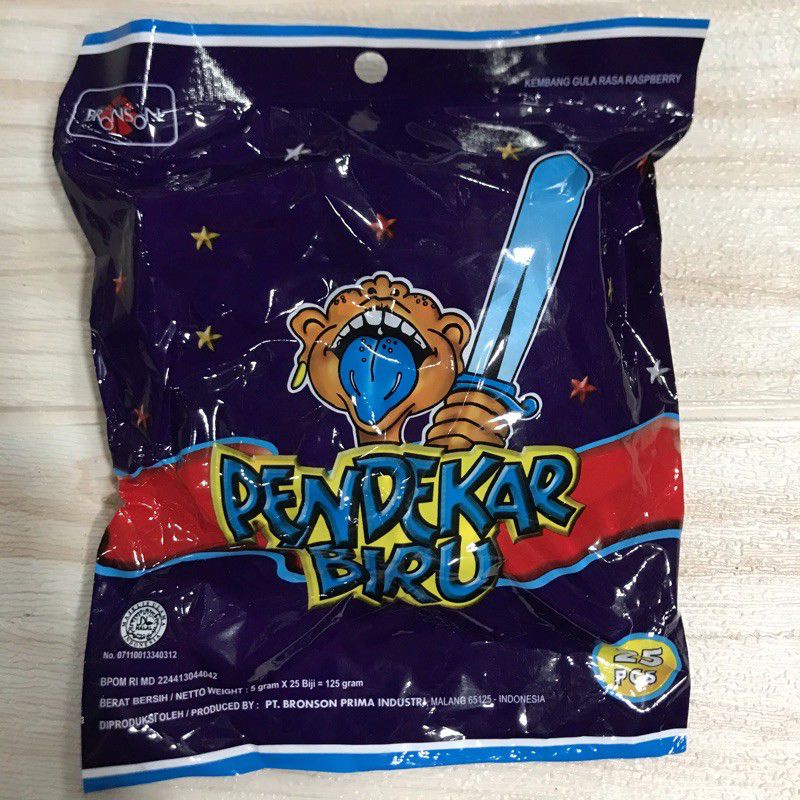 

permen pendekar biru isi 25 pcs