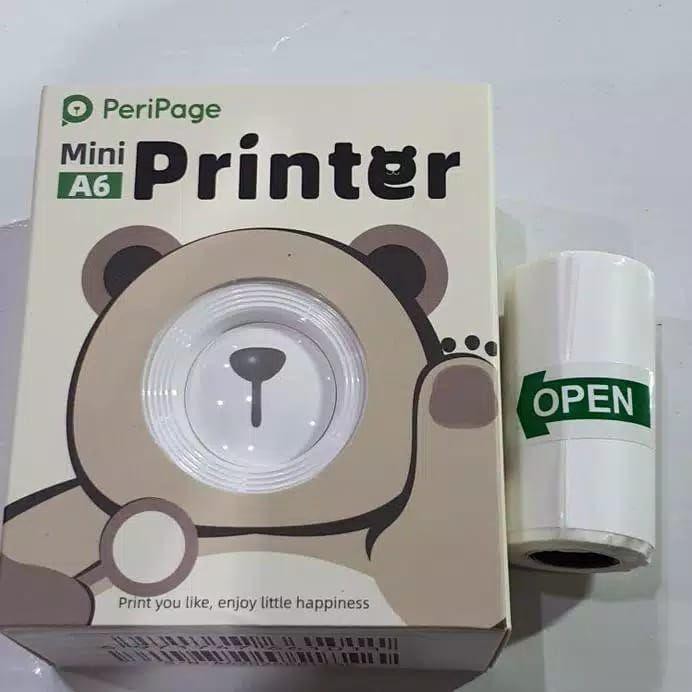 Print | Printer Thermal Mini Tanpa Tinta Peripage Bloutooth Blutut Cetak Resi