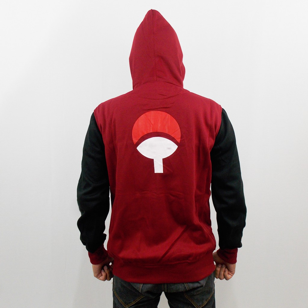 JAKET ANIME NARUTO UCHIHA CLAN - JAKET NARUTO UCHIHA CLAN - JAKET UCHIHA CLAN SASUKE ITACHI 02