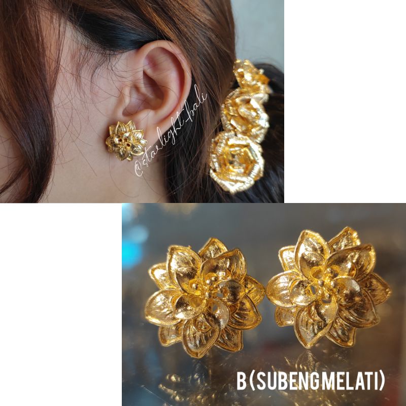 Anting alpaka polos / anting bali / anting murah