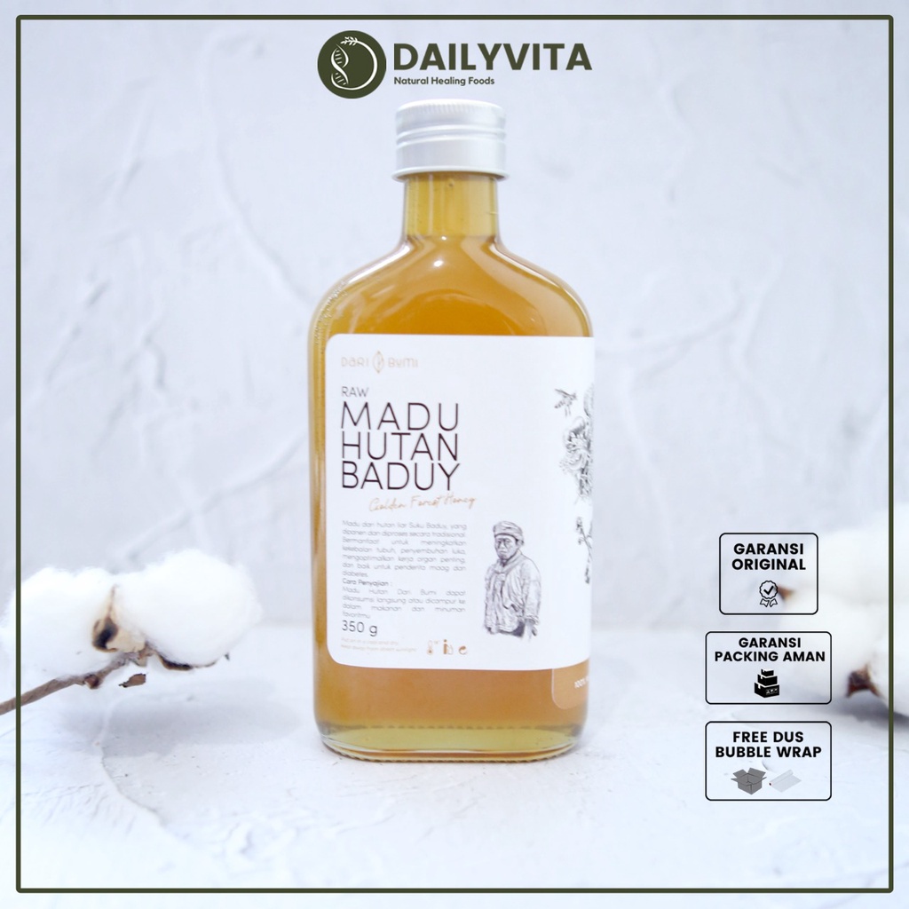 Dari Bumi - Pure  RAW Honey  /Kaliandra/Murni Akasia/Hutan baduy