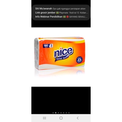 Tisu nice 180 lembar