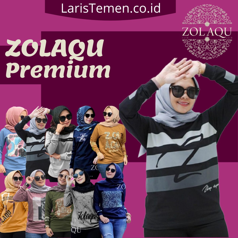 ZOLAQU kaos zolaqu original terbaru kaos baju atasan zolaqu jolaqu zolaku wanita ori terbaru