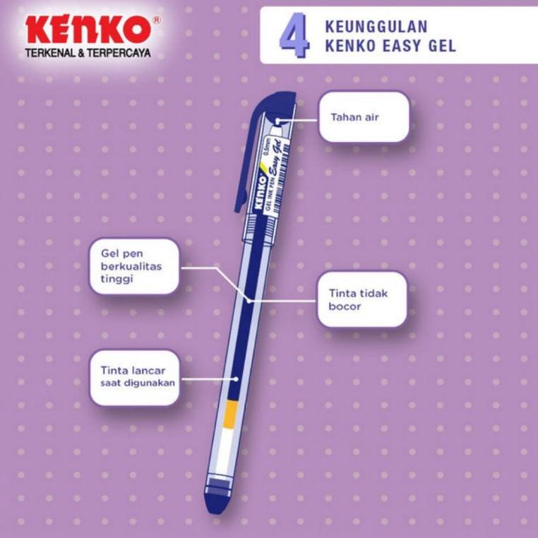 

⇔ Pulpen gel kenko easy 0.5mm ( 12 pcs ) ウ