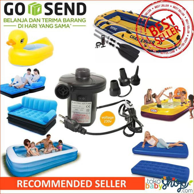 Jual Pneumatik Pompa Listrik Elektrik Kasur Angin Sofa Bola Pelampung