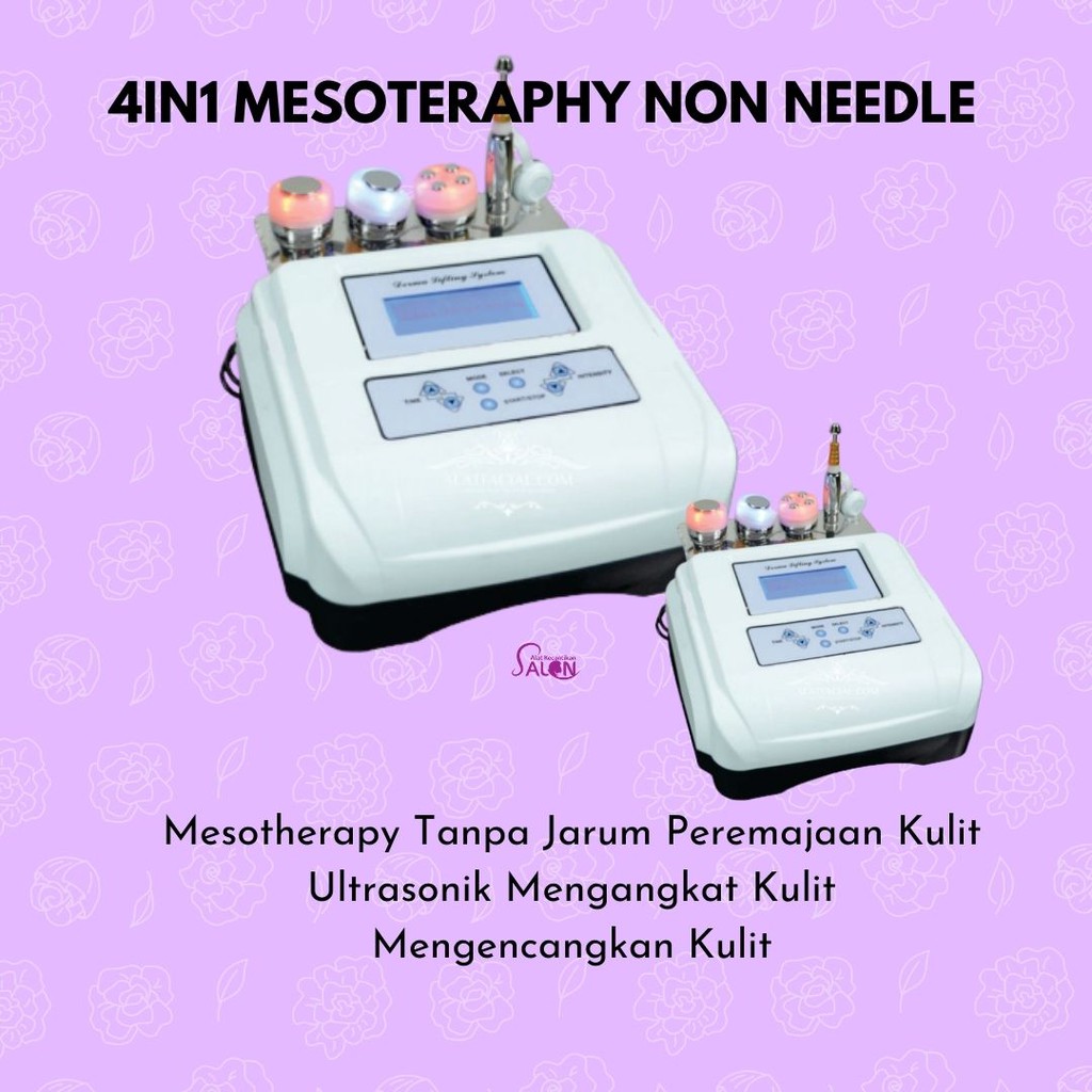 MESOTERAPHY NON NEEDLE 4IN1 MESOTERAPHY NON NEEDLE MESO INJEKSI SERUM MESIN MESO INJEKSI SERUM