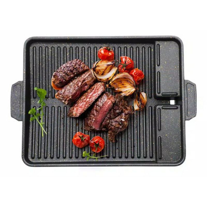 BBQ barbeque grill Pan Yakiniku Alat Pemanggang Non Stick UGO