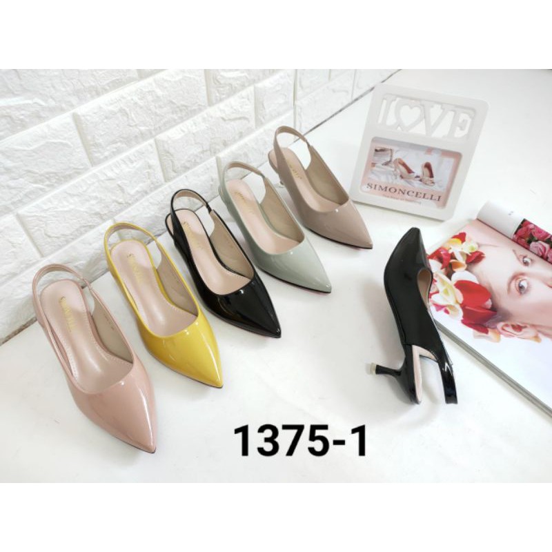 HEELS TALI BELAKANG GLOSSY SIMONCELLI 1375-1