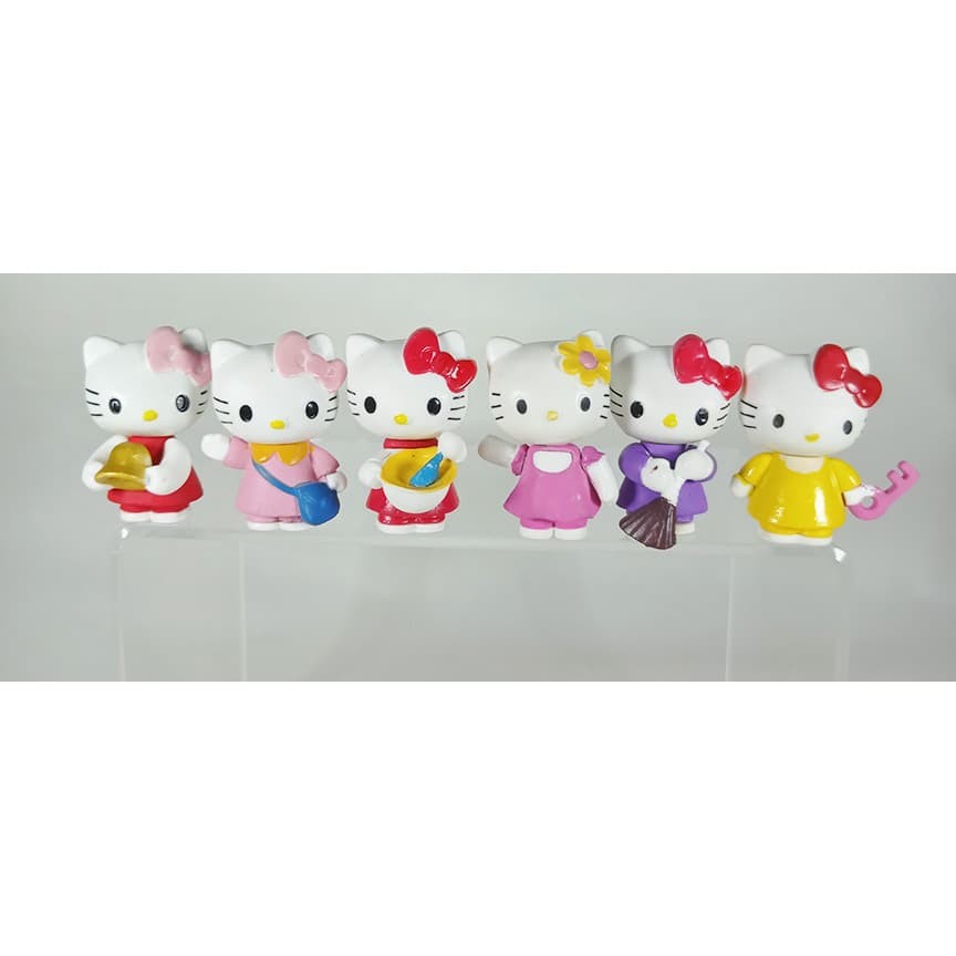 Hello Kitty 6 pcs Set Figure Pajangan Hellokitty