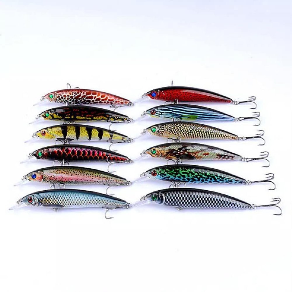 Umpan Pancing Umpan Casting Minnow Panjang 11cm Warna Warni