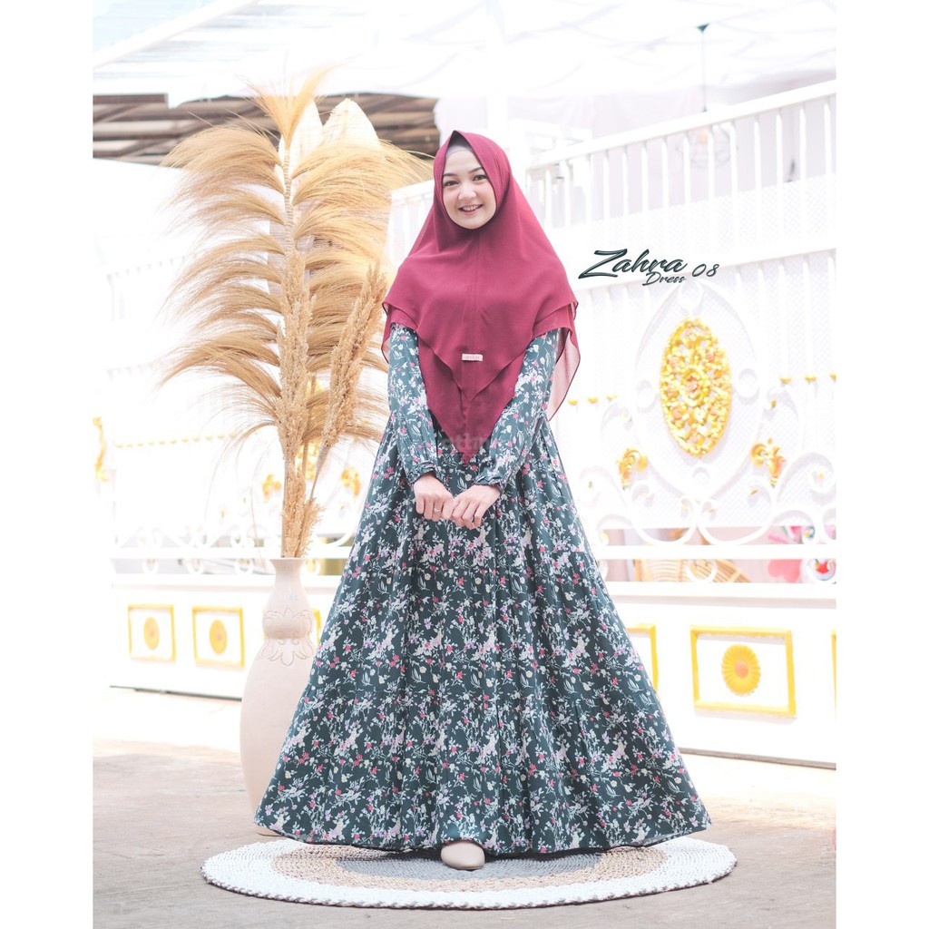 ZAHRA DRESS || Gamis Syari BY ATTIN HIJAB