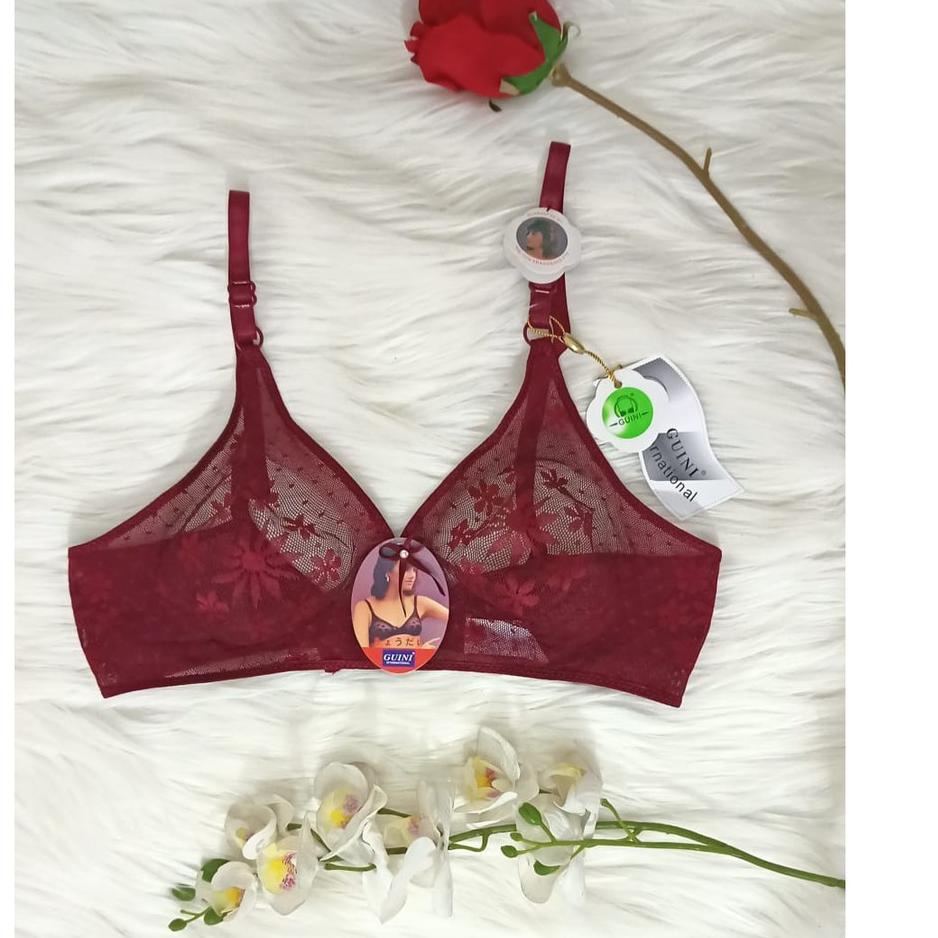 ✱ Bra BH Fashion Wanita Bra Cantik | BRUKAT TRANSPARAN | TANPA BUSA | GN 378 ۝