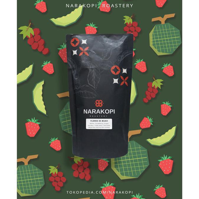 

BIJI KOPI ARABIKA FLORES ES BUAH - NATURAL - BIJI UTUH