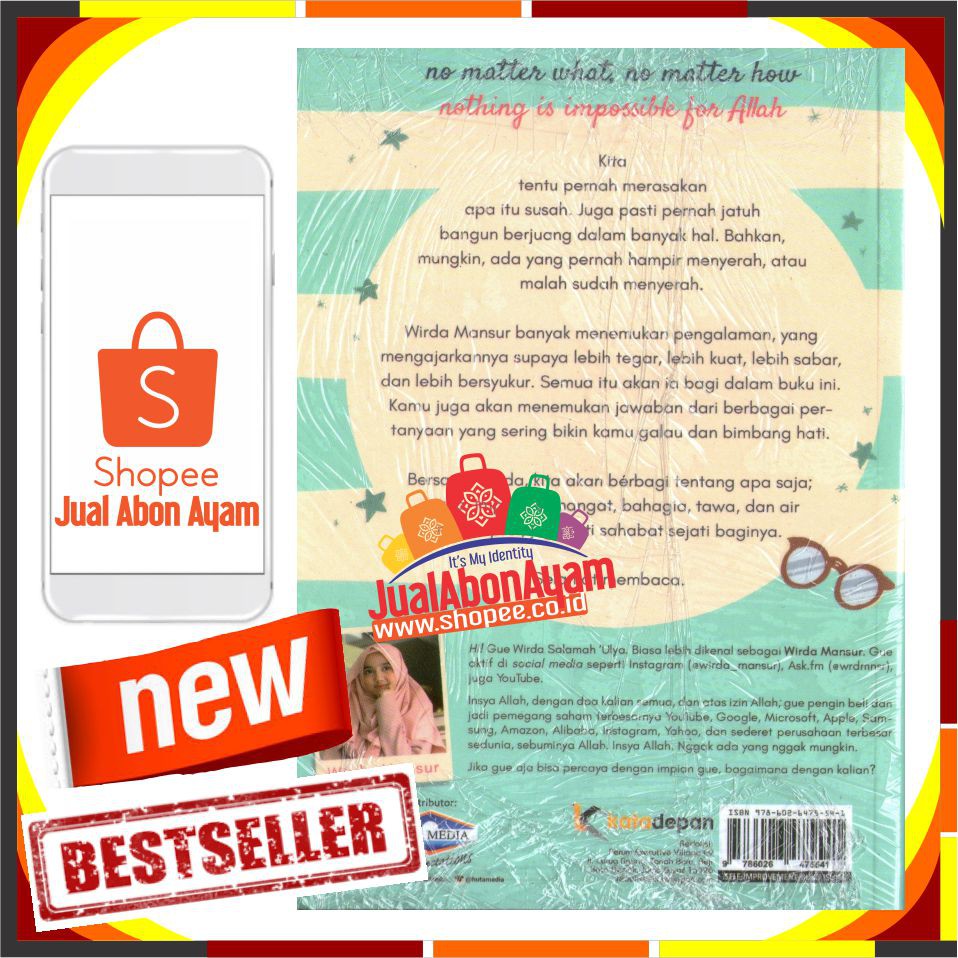 Buku Wirda Mansur Original The Be New You Reach Your Dream V