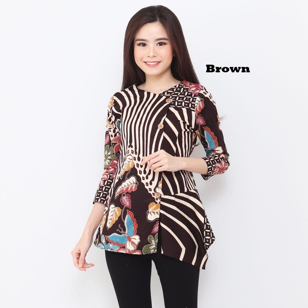 Batik wanita - Atasan blouse batik wanita fashion 430