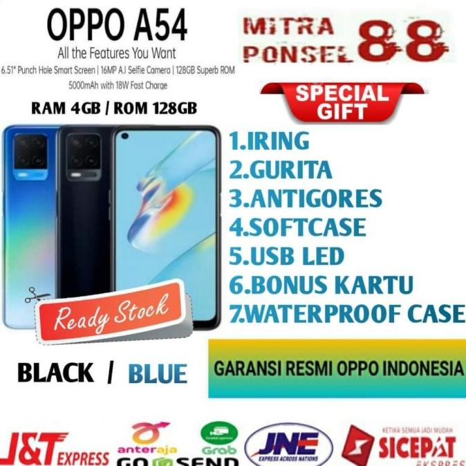 OPPO A54 RAM 4/128 GARANSI RESMI OPPO INDONESIA