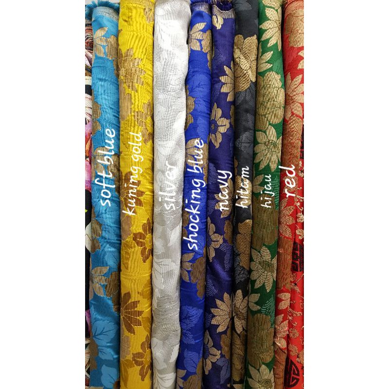Kain Jaquard silk import kain beskap /surjan 0,5m