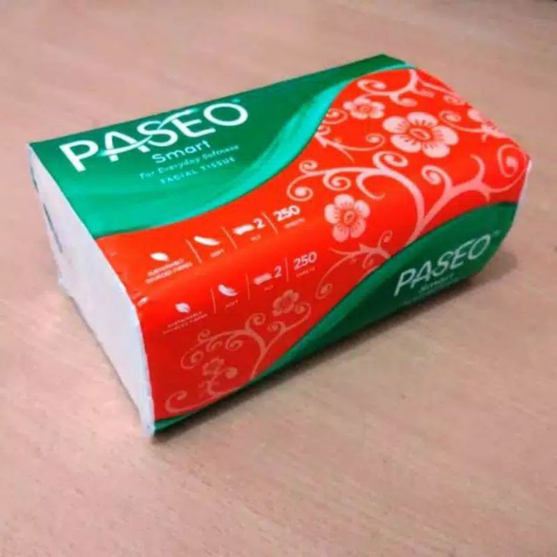 paseo tisue 250 sheet 2 play facial tissu