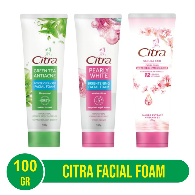 Citra facial foam 100gr - Sabun Muka