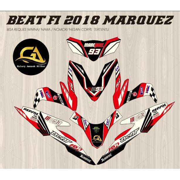 DECAL BEAT ESP/ STREET 2018 MARQUEZ 93