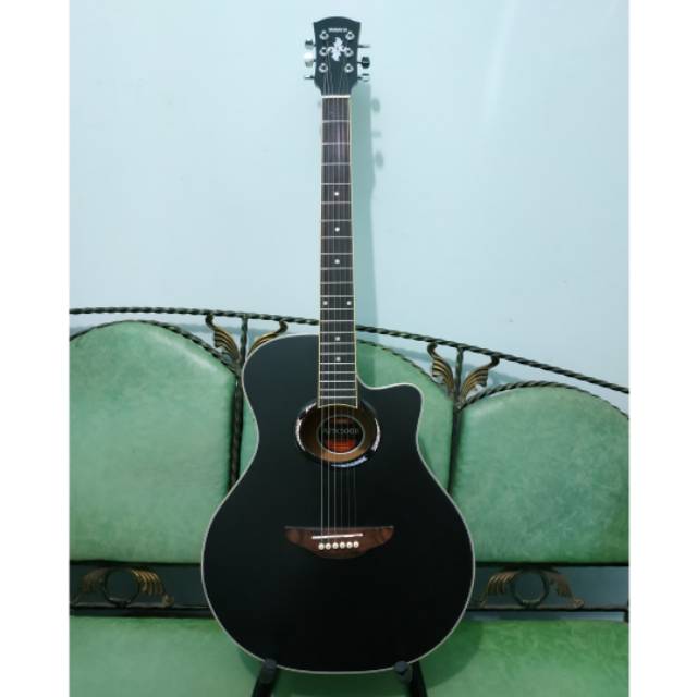 Gitar Akustik Elektrik Merk Yamaha Apx-500 Hitam Eq7545 Jakarta Murah