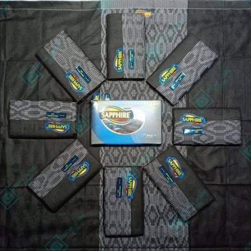 SARUNG SAPPHIRE HITAM TUMPAL