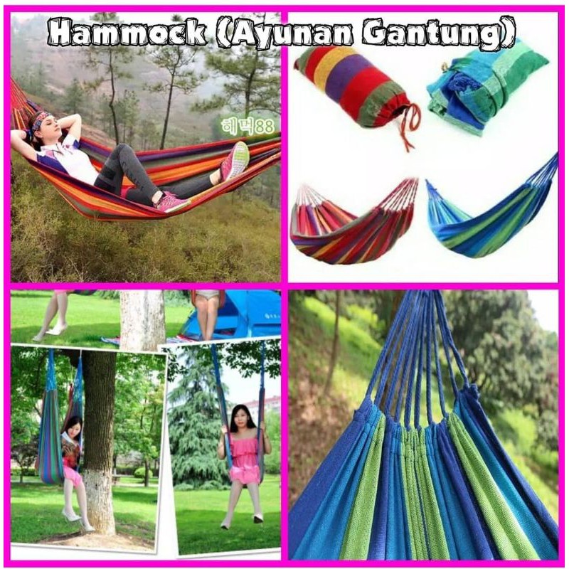 hammock pelangi / ayunan pelangi