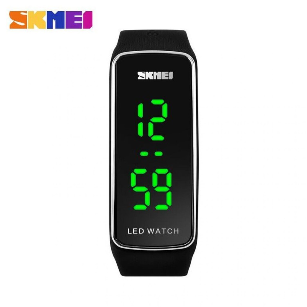 SKMEI Jam Tangan LED - 1119 [Hitam Silver]