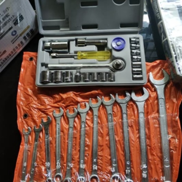 Dijual Kunci Ring Pas set 11 pcs Diamond  Kunci sok set 21 pcs PAKET MURAH Berkualitas